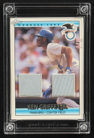 Ken Griffey Jr. 2025 Jersey Fusion Baseball Edition 1992 Donruss Dual Game Used Swatch #KGJ92P #6/50 at PristineAuction.com