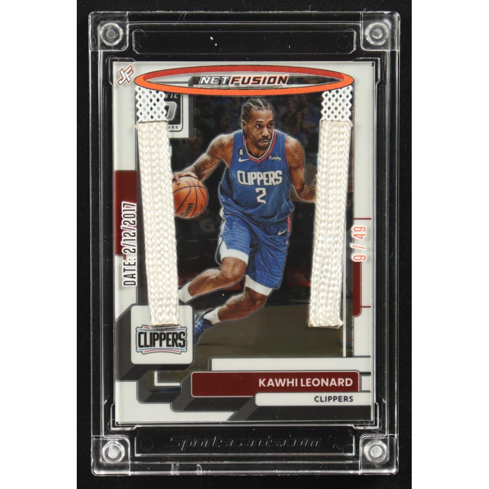 Kawhi Leonard 2025 Jersey Fusion Basketball Edition Net Fusion #JFNET70 #9/49 at PristineAuction.com