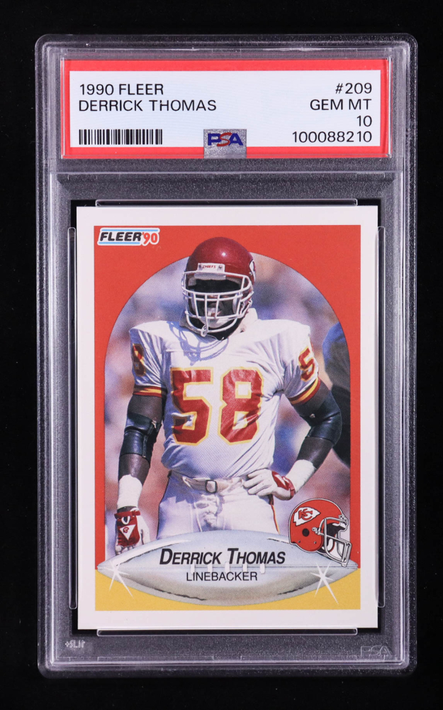 Derrick Thomas 1990 Fleer #209 (PSA 10)