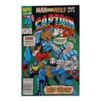 1992 "Captain America" Issue #407 Marvel Comic Book at PristineAuction.com