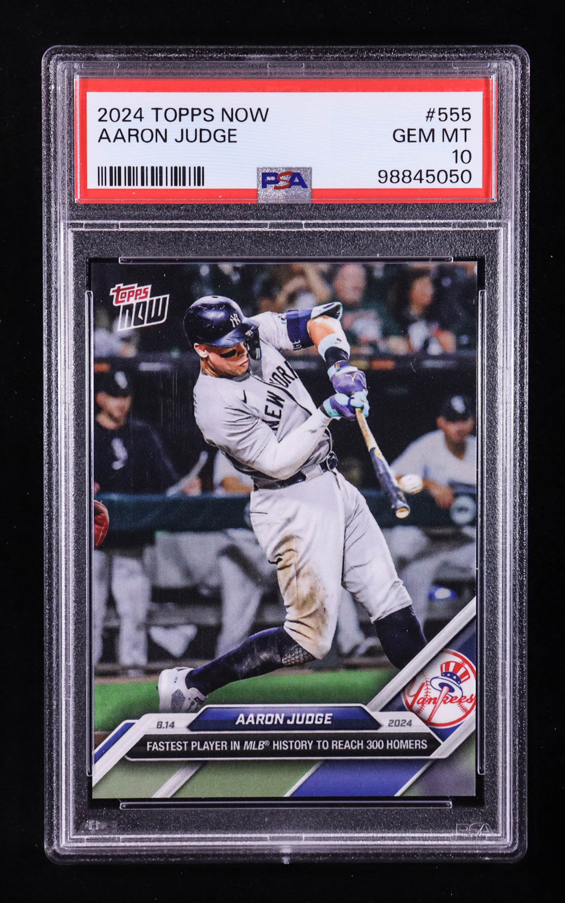 Aaron Judge 2024 Topps Now #555 (PSA 10) at PristineAuction.com Aaron Judge 2024 Topps Now #555 (PSA 10) at PristineAuction.com
