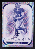 Josh Allen 2025 Panini Phoenix Contours Silver Hyper #4 #073/299 at PristineAuction.com