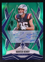 Hunter Henry 2025 Panini Phoenix Autographs Green #97 #14/25 at PristineAuction.com