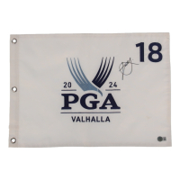Xander Schauffele Signed 2024  PGA Championship Golf Pin Flag (Beckett) at PristineAuction.com