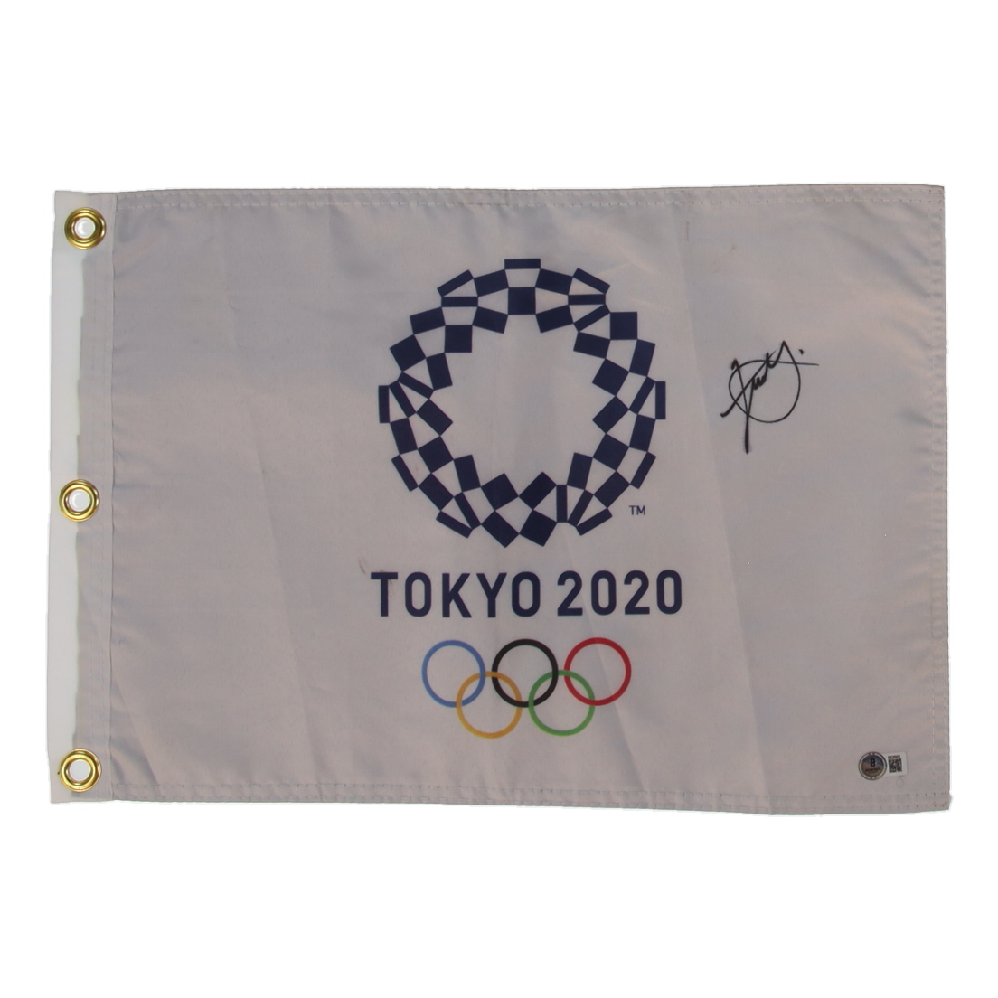 Xander Schauffele Signed 2020 Tokyo Olympics Golf Pin Flag (Beckett) at PristineAuction.com Xander Schauffele Signed 2020 Tokyo Olympics Golf Pin Flag (Beckett) at PristineAuction.com