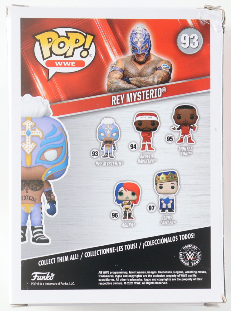 Rey Mysterio Signed WWE #93 Funko Pop! Vinyl Figure (Fanatics) at PristineAuction.com Rey Mysterio Signed WWE #93 Funko Pop! Vinyl Figure (Fanatics) at PristineAuction.com