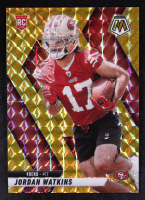 Jordan Watkins 2025 Panini Mosaic Mosaic Gold #359 #08/10 RC at PristineAuction.com
