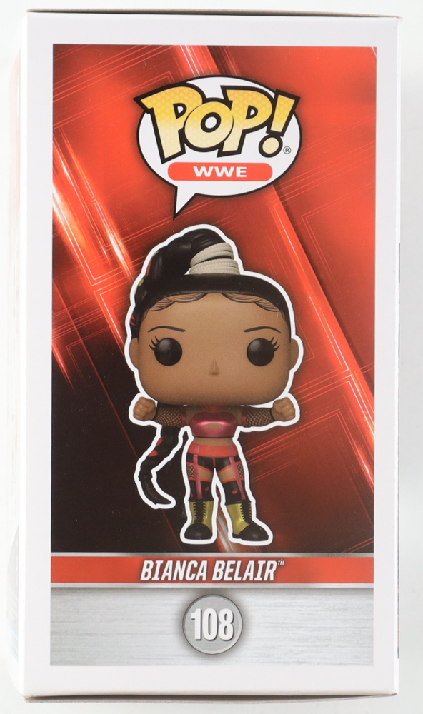 Bianca Belair Signed WWE #108 Funko Pop! Vinyl Figure Inscribed "EST of WWE" (Fanatics) at PristineAuction.com Bianca Belair Signed WWE #108 Funko Pop! Vinyl Figure Inscribed "EST of WWE" (Fanatics) at PristineAuction.com