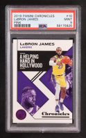 LeBron James 2019-20 Panini Chronicles Pink #10 (PSA 9) at PristineAuction.com