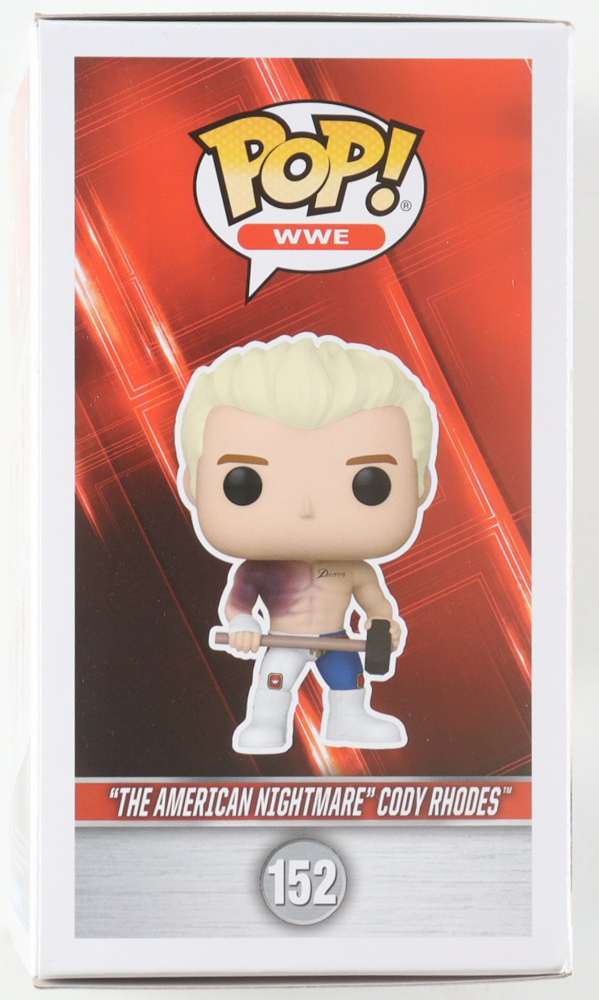 Cody Rhodes Signed WWE #152 "The American Nightmare" Cody Rhodes Funko Pop! Vinyl Figure (Fanatics) at PristineAuction.com Cody Rhodes Signed WWE #152 "The American Nightmare" Cody Rhodes Funko Pop! Vinyl Figure (Fanatics) at PristineAuction.com