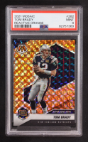 Tom Brady 2021 Panini Mosaic Mosaic Reactive Orange #282 MVP (PSA 9) at PristineAuction.com