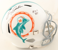 Larry Csonka Signed Dolphins Full-Size Speed Helmet Inscribed 'HOF '87" (PSA) at PristineAuction.com