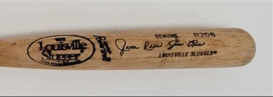 Jim Rice Signed 1986-89 Game-Used Louisville Slugger Player Model Baseball Bat (PSA GU 10 & JSA) at PristineAuction.com Jim Rice Signed 1986-89 Game-Used Louisville Slugger Player Model Baseball Bat (PSA GU 10 & JSA) at PristineAuction.com