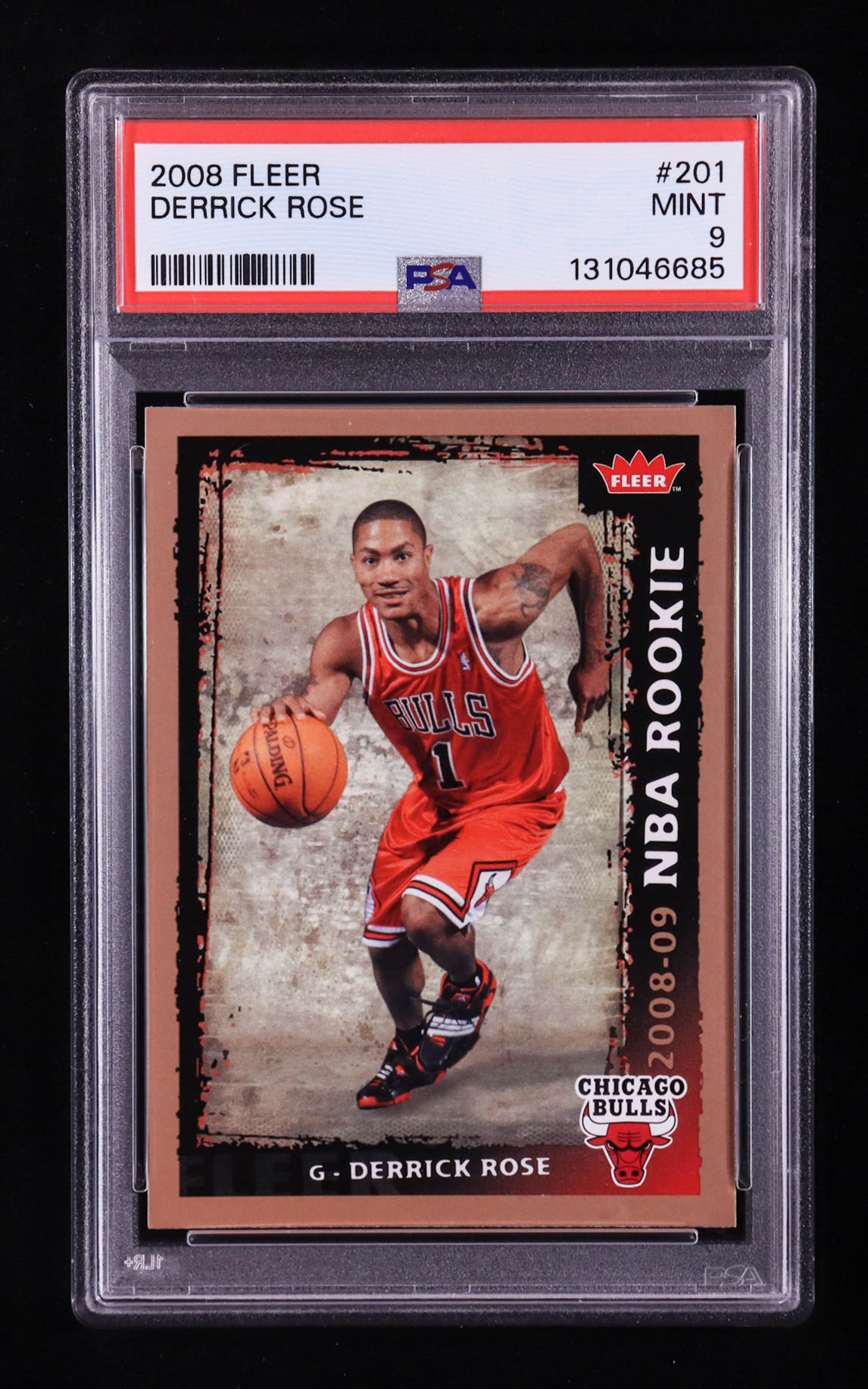 Derrick Rose 2008-09 Fleer #201 RC (PSA 9) at PristineAuction.com Derrick Rose 2008-09 Fleer #201 RC (PSA 9) at PristineAuction.com