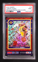 LeBron James 2024-25 Hoops Red Scope #18 #18/49 (PSA 9) at PristineAuction.com