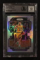 Austin Reaves Signed 2021-22 Panini Prizm Silver #165 RC (BGS | Autograph Graded BGS 10) at PristineAuction.com