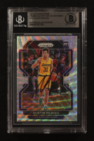 Austin Reaves Signed 2021-22 Panini Prizm Factory Set Silver Wave #165 RC (BGS) at PristineAuction.com