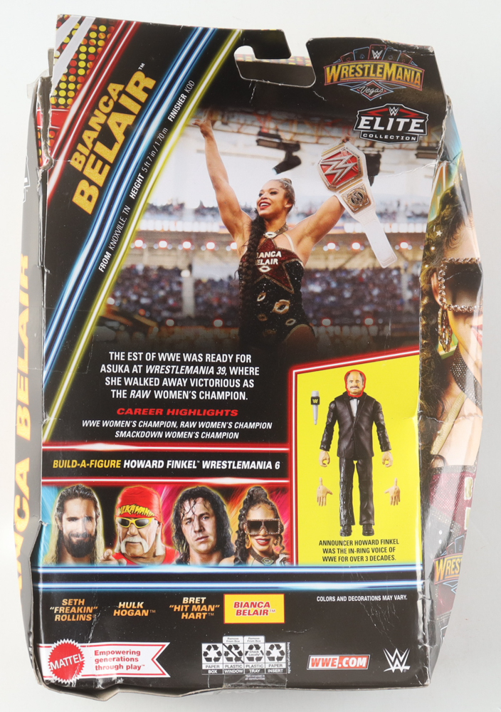 Bianca Belair Signed WWE Elite Collection Action Figure (Fanatics) at PristineAuction.com Bianca Belair Signed WWE Elite Collection Action Figure (Fanatics) at PristineAuction.com
