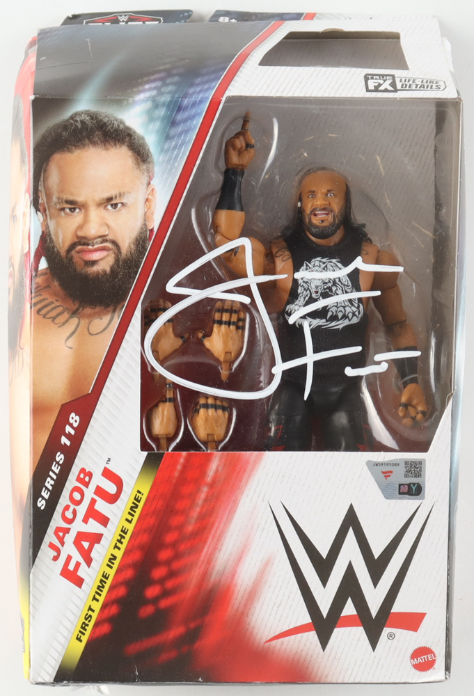 Jacob Fatu Signed WWE Elite Collection Action Figure (Fanatics) at PristineAuction.com Jacob Fatu Signed WWE Elite Collection Action Figure (Fanatics) at PristineAuction.com