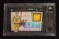 Austin Reaves Signed 2021-22 Panini Noir New Wave Jerseys #28 RC #91/99 (BGS) at PristineAuction.com