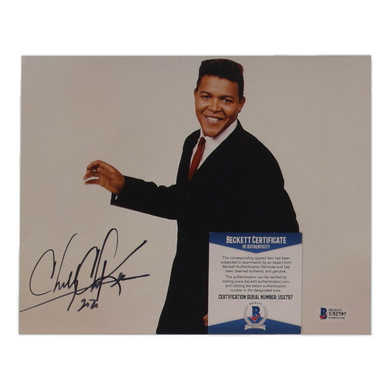 Chubby Checker Signed 8x10 Photo Inscribed "2020" (Beckett) at PristineAuction.com Chubby Checker Signed 8x10 Photo Inscribed "2020" (Beckett) at PristineAuction.com