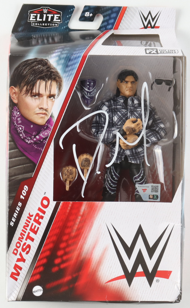 Dominik Mysterio Signed WWE Elite Collection Action Figure (Fanatics) at PristineAuction.com Dominik Mysterio Signed WWE Elite Collection Action Figure (Fanatics) at PristineAuction.com