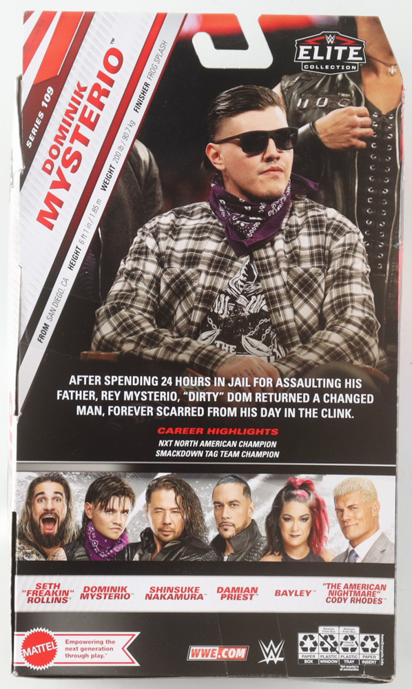 Dominik Mysterio Signed WWE Elite Collection Action Figure (Fanatics) at PristineAuction.com Dominik Mysterio Signed WWE Elite Collection Action Figure (Fanatics) at PristineAuction.com