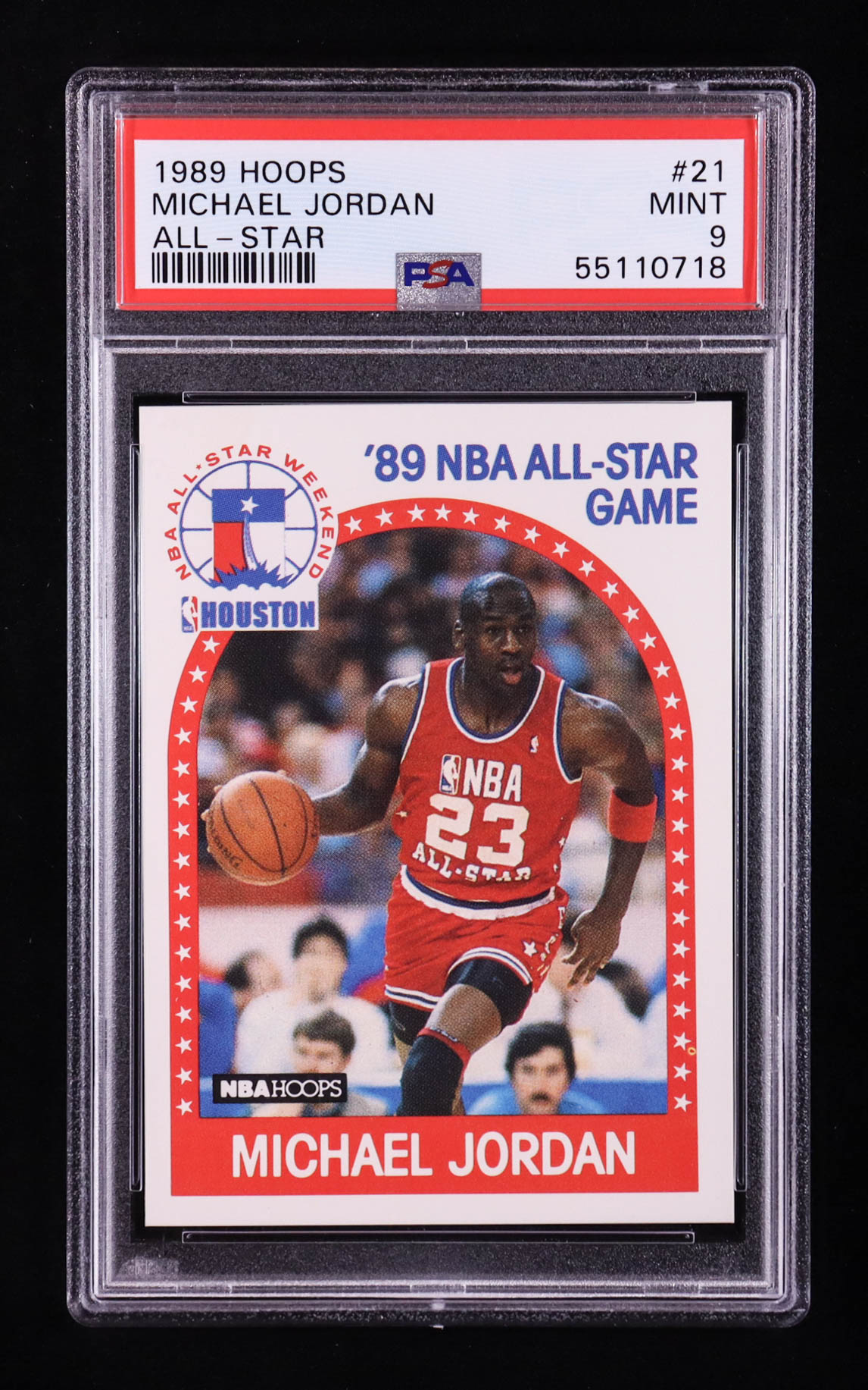 Michael Jordan 1989-90 Hoops #21 AS (PSA 9) at PristineAuction.com Michael Jordan 1989-90 Hoops #21 AS (PSA 9) at PristineAuction.com