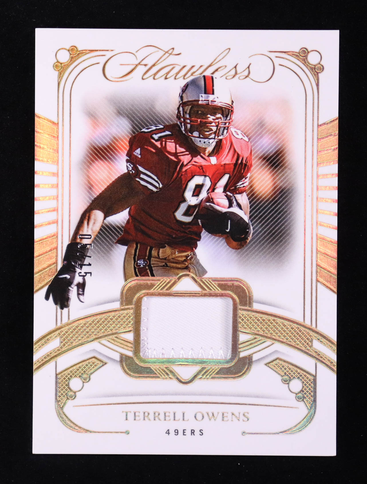 Terrell Owens 2024 Panini Flawless Legendary Materials #2 #5/15 at PristineAuction.com Terrell Owens 2024 Panini Flawless Legendary Materials #2 #5/15 at PristineAuction.com