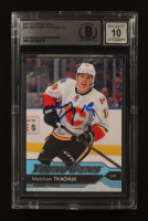 Matthew Tkachuk Signed 2016-17 Upper Deck Series One Young Guns #231 RC (BGS | Autograph Graded BGS 10) at PristineAuction.com