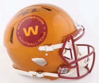 Brian Robinson Jr. Signed Commanders Full-Size Authentic On-Field Flash Alternate Speed Helmet (Beckett) at PristineAuction.com