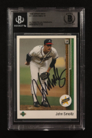 John Smoltz Signed 1989 Upper Deck #17 RC (BGS) at PristineAuction.com