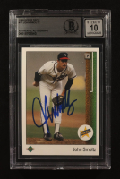 John Smoltz Signed 1989 Upper Deck #17 RC (BGS | Autograph Graded BGS 10) at PristineAuction.com