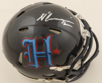 Nico Collins Signed Texans Speed Mini Helmet (Fanatics) at PristineAuction.com
