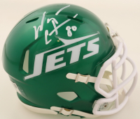 Wayne Chrebet Signed Jets Speed Mini Helmet (Fanatics) at PristineAuction.com