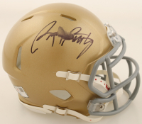 Rudy Ruettiger Signed Notre Dame Fighting Irish Speed Mini Helmet (Fanatics) at PristineAuction.com