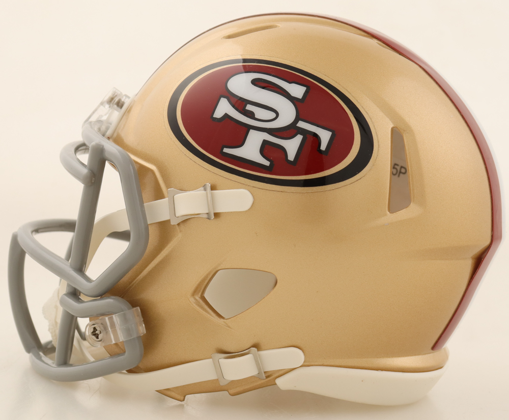 Christian McCaffrey Signed 49ers Speed Mini Helmet (Fanatics) at PristineAuction.com Christian McCaffrey Signed 49ers Speed Mini Helmet (Fanatics) at PristineAuction.com