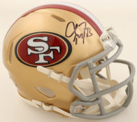 Christian McCaffrey Signed 49ers Speed Mini Helmet (Fanatics) at PristineAuction.com