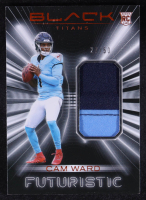 Cam Ward 2025 Panini Black Futuristic Jerseys Citrine #24 #27/50 RC at PristineAuction.com