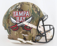 Rob Gronkowski Signed Bucaneers Full-Size Authentic On-Field Camo Speed Helmet (Radtke) at PristineAuction.com