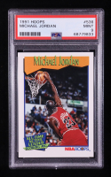 Michael Jordan 1991-92 Hoops #536 AL (PSA 9) at PristineAuction.com