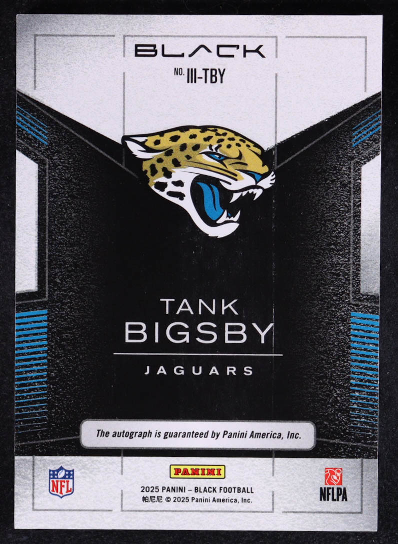 Tank Bigsby 2025 Panini Black Instant Impact Ink #2 #248/249 at PristineAuction.com Tank Bigsby 2025 Panini Black Instant Impact Ink #2 #248/249 at PristineAuction.com