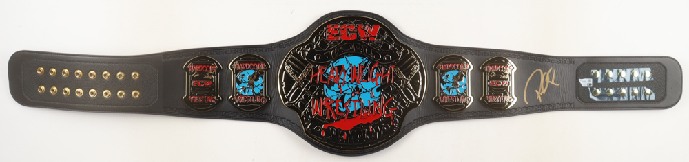 Paul Heyman Signed ECW Alloy Replica Heavyweight Championship Belt (Fanatics) at PristineAuction.com Paul Heyman Signed ECW Alloy Replica Heavyweight Championship Belt (Fanatics) at PristineAuction.com