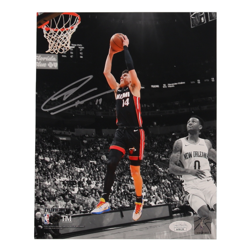 Tyler Herro Signed Heat 8x10 Photo (JSA) at PristineAuction.com Tyler Herro Signed Heat 8x10 Photo (JSA) at PristineAuction.com