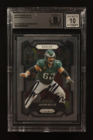 Jason Kelce Signed 2023 Panini Prizm #245 (BGS | Autograph Graded BGS 10) at PristineAuction.com