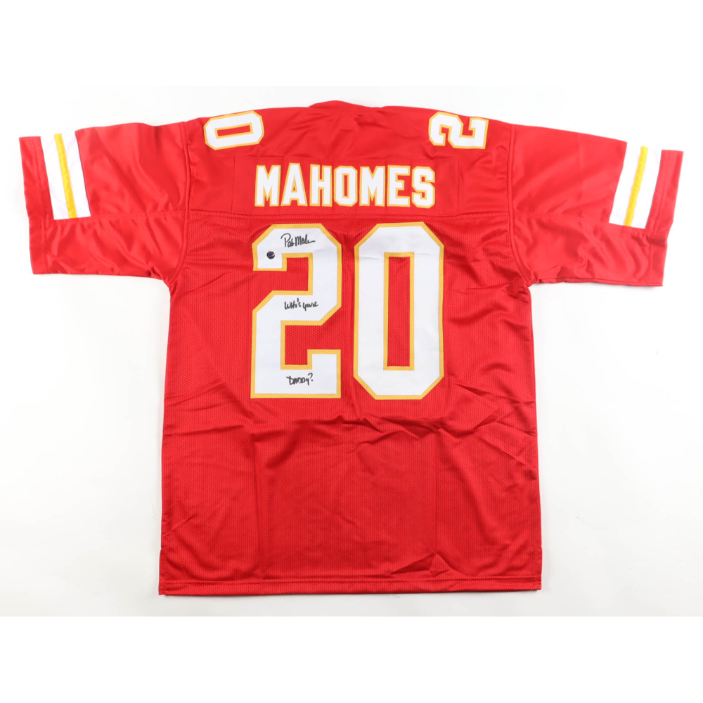 Patrick Mahomes Sr. Signed Jersey Inscribed "Who's Your Daddy?" (AWM) at PristineAuction.com