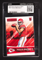Patrick Mahomes II 2017 Rookies and Stars #201 RC (CGC Authentic) at PristineAuction.com
