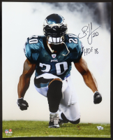 Brian Dawkins Signed Eagles 16x20 Photo Inscribed "HOF '18" (Fanatics) at PristineAuction.com