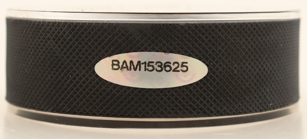 Alexis Lafreniere Signed Team Canada Logo Hockey Puck (UDA) at PristineAuction.com Alexis Lafreniere Signed Team Canada Logo Hockey Puck (UDA) at PristineAuction.com