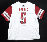 Jayden Daniels Signed Commanders Nike Jersey Inscribed "2024 OROY" (Fanatics) at PristineAuction.com
